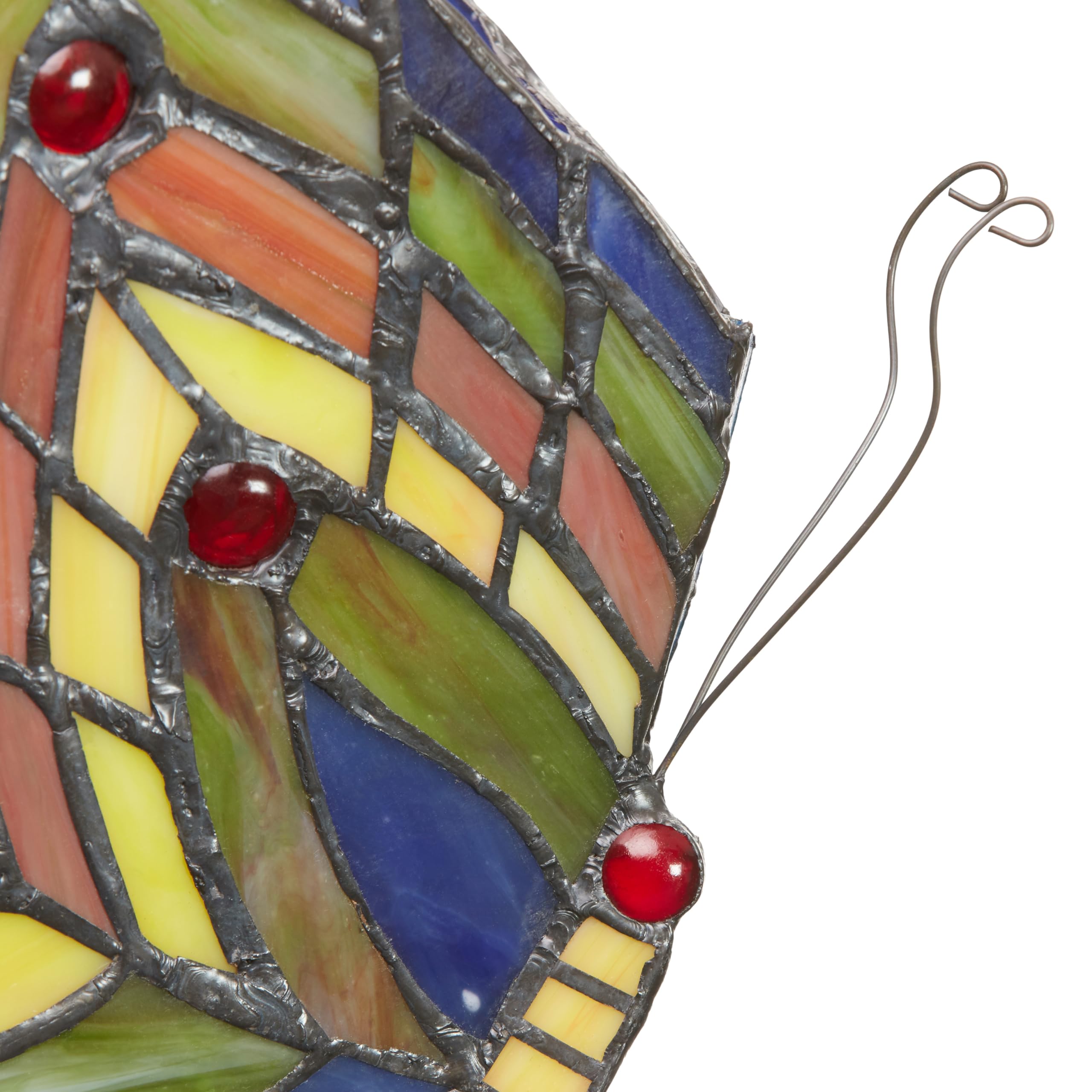 Amazon.co.jp: RIVER OF GOODS 蝶の羽 高さ9.5インチ ステンドグラス